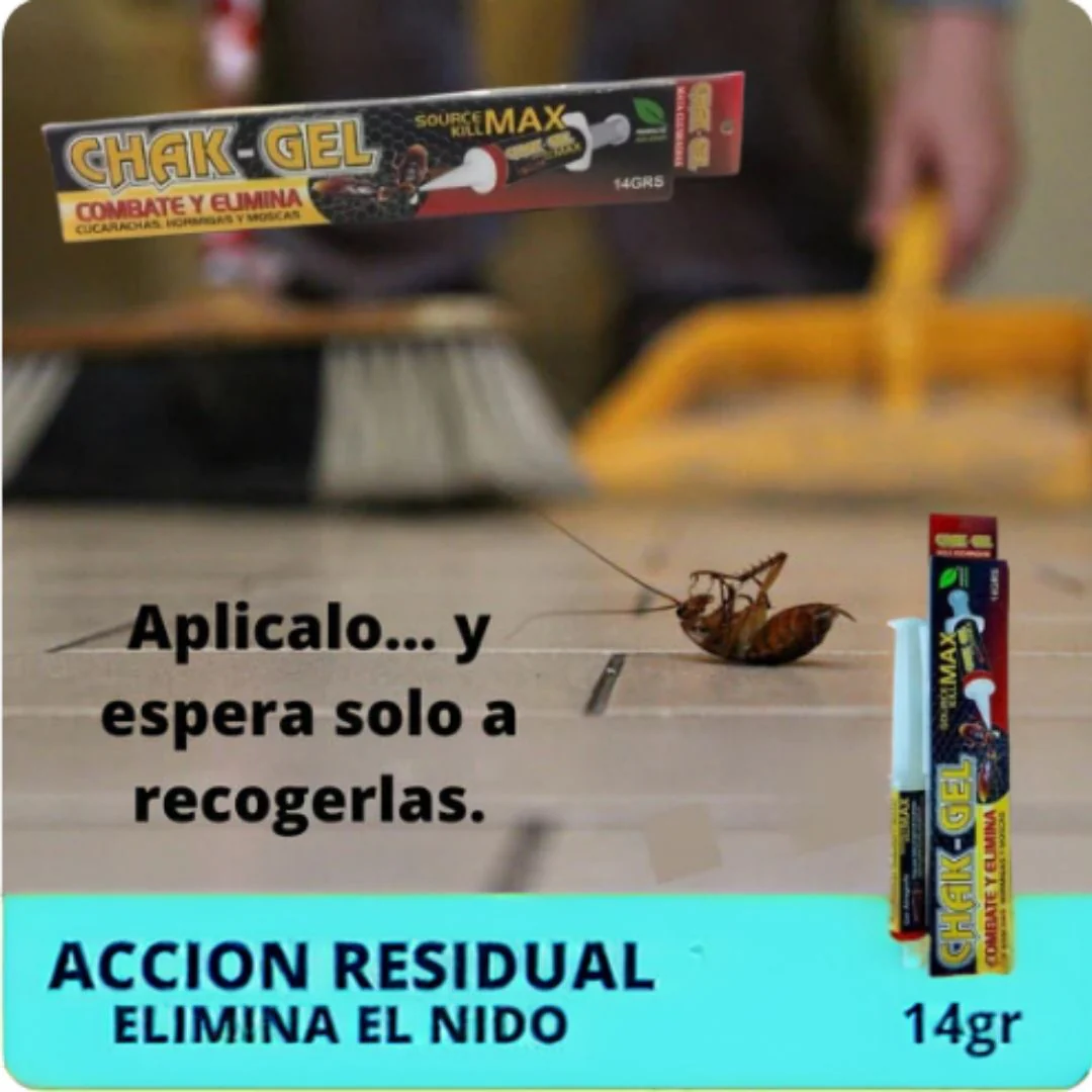 😱2 X 1 CHAK-GEL - EL MEJOR VENENO PARA LAS CUCARACHAS