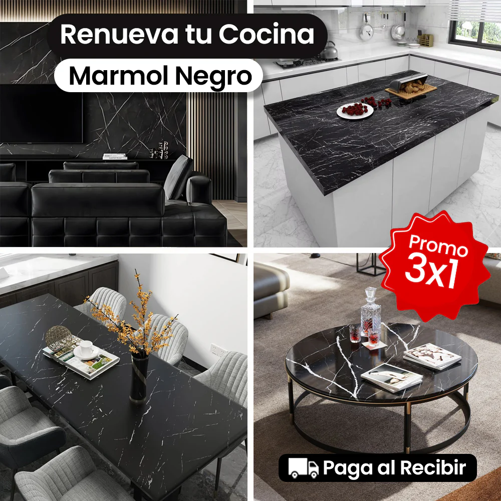 PAPEL MARMOL ADHESIVO 2 METROS - PAGA 1 LLEVA 3 🔥 SUPER AHORRO💰
